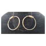 14k. Yellow Gold Earrings .37 Grams