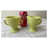 Retro Cream &Sugar Anchor Hocking