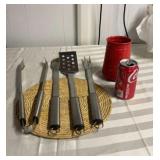 Grill Kitchen Set,  Granite Container