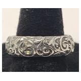 Sz.9 925 Sterling Silver Ring 5.70 Grams
