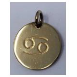 925 gold toned Sterling Silver Pendant 5.00 Grams