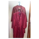 Leather Full Length Coats , Small