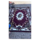 Floral Rug 90 inches x 63 inches