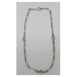 9in. Sterling Silver Bracelet 1.57 Grams