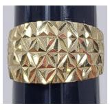 Sz.10.5 14k. Yellow Gold Ring 5.80 Grams