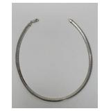 16in. 925 Sterling Silver Italy Necklace 27.45