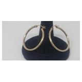 14k. Yellow Gold Earrings 1.14 Grams