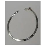 7in. 925 Sterling Silver Italy Bracelet 3.12
