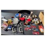 Tape, C Clamps, Pinstripes, Tape Gun