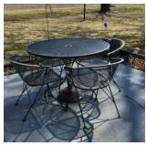 Patio Set With Umbrella & Cover