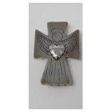 925 Sterling Silver Angel Pin 5.93 Grams
