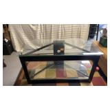 TV Stand Glass Top, 23 H x 42 L x 19 W inches