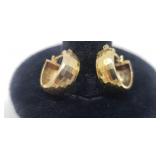 14.k Yellow Gold Earrings 1.15 Grams