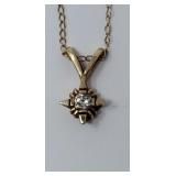 16in. R&P Plumb 14k. Yellow Gold Necklace 1.36