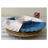 Retro California Pottery,Lazy Suzy Relish Serving