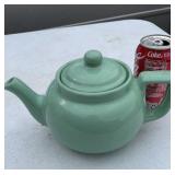 Vintage Mint Green Tea Pot ,small chip