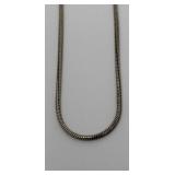 15in. 925 Sterling Silver Necklace 3.58 Grams