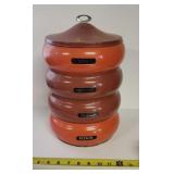 MCM Lincoln Beautiful Ware Stackable Canisters