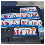 License Plates and Vintage Keys