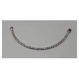 7in. 925 Sterling Silver Bracelet 14.10 Grams