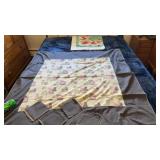 Vintage Square Table Clothes , Napkins