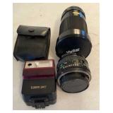 Cannon and Vivitar Lens