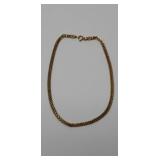 9in. Marked Italy 985 14k. Yellow Gold Bracelet