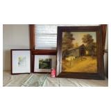 Wall Art , One Signed By D. Gibbs