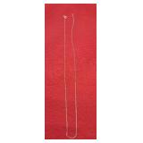 16 Inch .585 Sterling Necklace Broken .34g