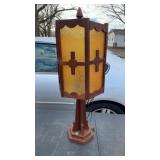 MCM Walnut Lamp, need 2 pieces reglued