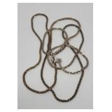 41in. 925 Sterling Silver Necklace 18.46 Grams