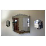 Mirrors, heavy large mirror 36 x 34 inches, small