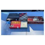 Vintage Checkers, Bingo , Crossword Cubes