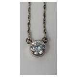 17in. 925 Sterling Silver Italy Necklace 1.70