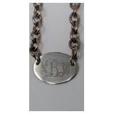 14-16in. Sterling Silver Necklace 34.00 Grams
