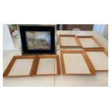 Wall Art and Wooden Frame Only