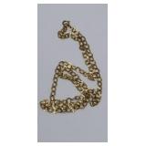 15in. 14k. Yellow Gold Italy Necklace 1.54 Grams