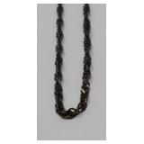 17in. 925 Sterling Silver Italy Necklace 3.61