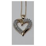 17in. 925 Italy Sterling Silver Necklace with 925