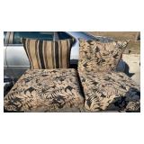 Set of Outdoor Chair Cushions
