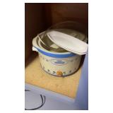 Contents in Cabinet, 2 Crocks