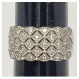 Sz.10.5 925 Sterling silver Ring 6.00 Grams
