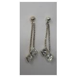 925 Sterling Silver Earrings 1.39 Grams