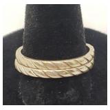 Sz.8.5 Sterling Silver CCO Rings 3.40 Grams