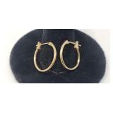 14k. Yellow Gold Earrings .42 Grams