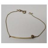 Speidel USA ID Bracelet (broken) 1.46 Grams