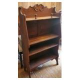 53.5 x 12 x 30.5 Oak Display Cabinet