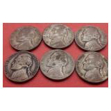 Silver War Nickels 1942 & 1943