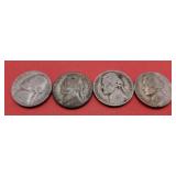 41, 46  Silver Nickels 1943 Silver War Nickel