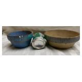 Vintage Crocks, Cobalt , Blue and Cream